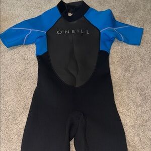 O'Neill Black and Blue Reactor 2 Spring Wetsuit
